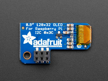 PiOLED 128x32 Monochrome OLED Add-on for Raspberry Pi Adafruit