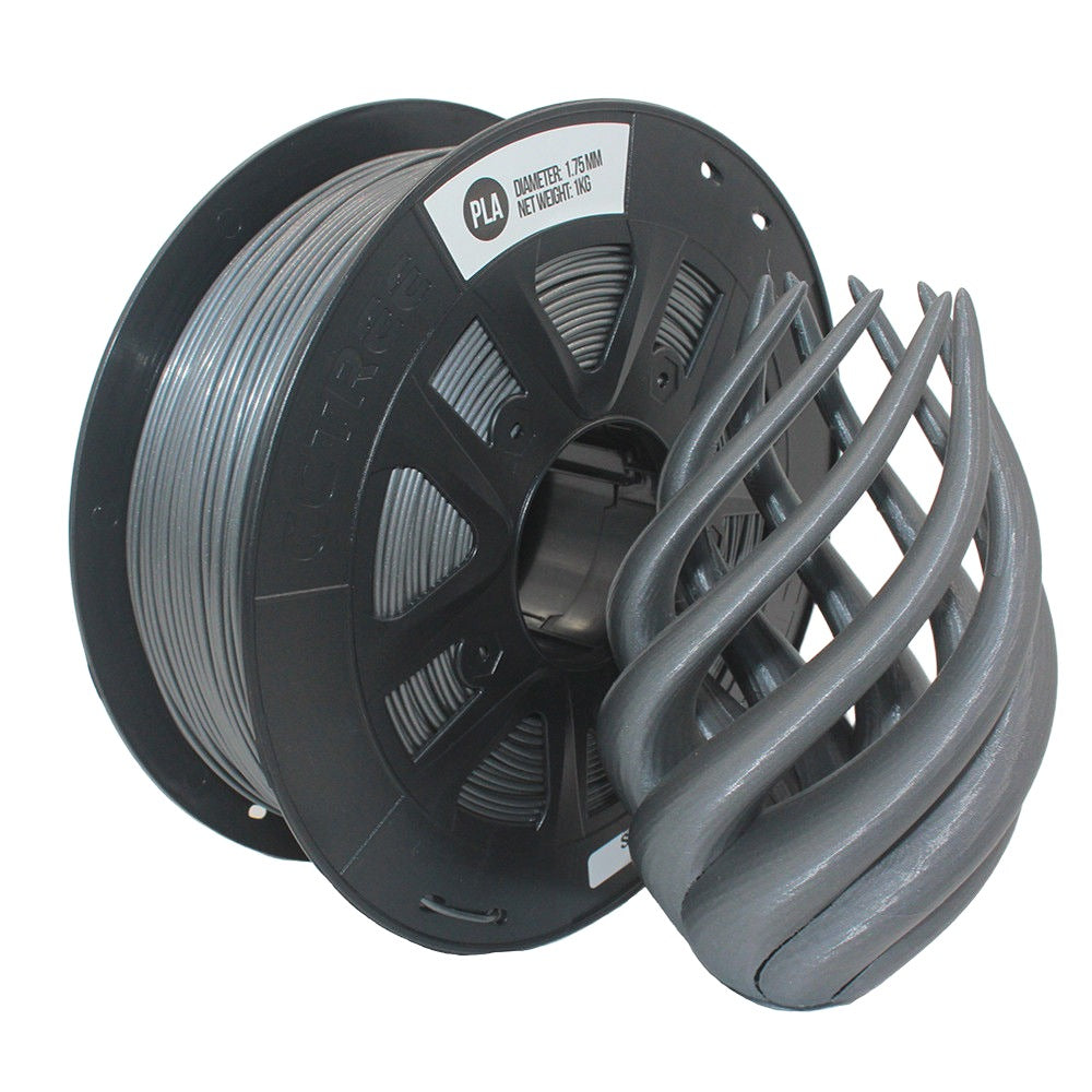 CCTREE PLA Filament 1.75mm Silver (CCPLA175SLV)