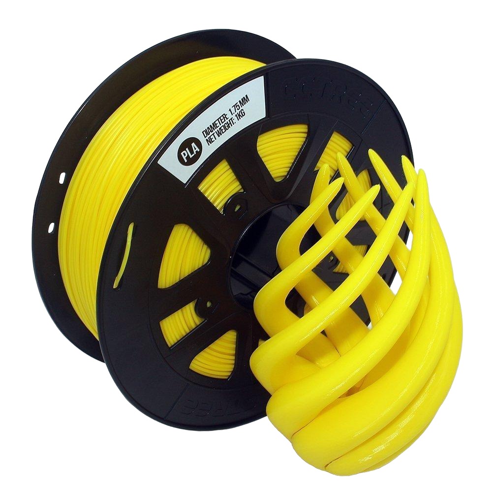 CCTREE PLA Filament 1.75mm Yellow 1kg