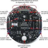 Pololu 3pi Robot Arduino Compatible ATmega328P with Reflectance Sensors TB6612FNG - Pololu image 7
