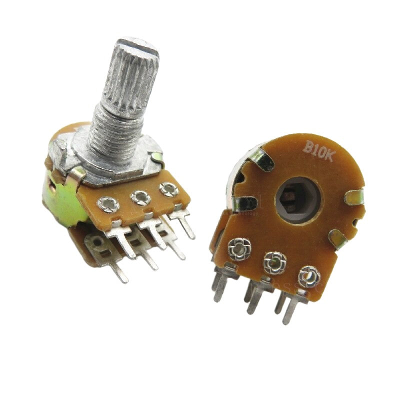 Potentiometer Dual Stereo 10K WH148 (2141)
