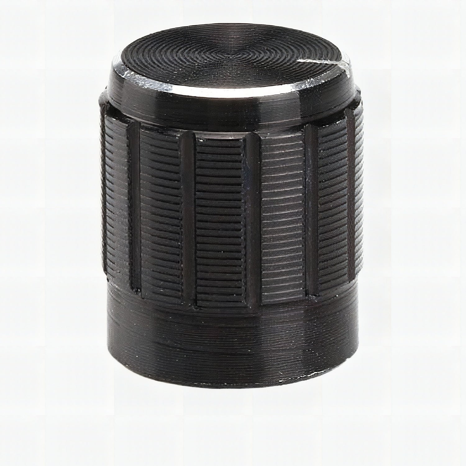 Potentiometer Knobs Cap Aluminum Black 15*16.5mm 10PCS