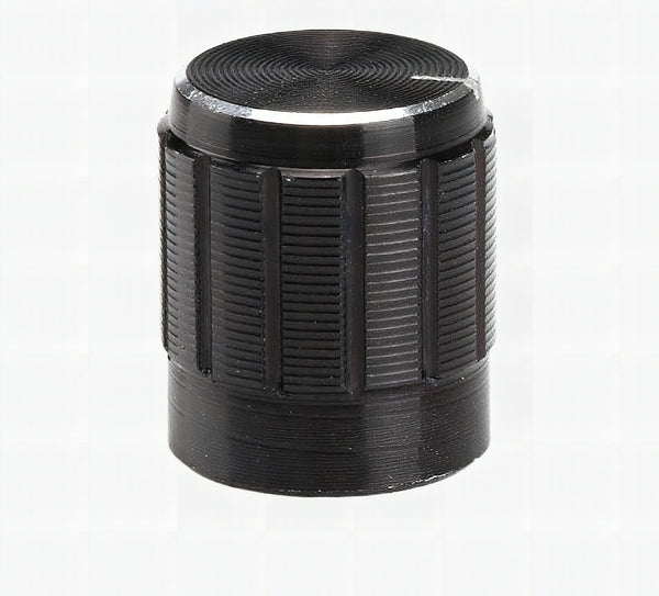 Potentiometer Knobs Cap Aluminum Black 15*16.5mm 10PCS