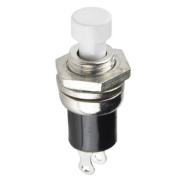 Button Momentary Panel Mount White — Relay Module | Circuitrocks