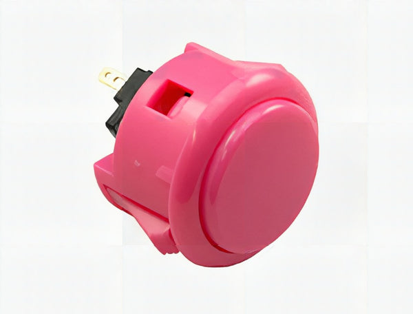 Push Button 30mm Clear Round Arcade Microswitch