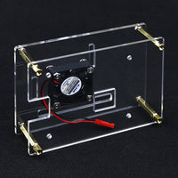 Raspberry Pi 3 Acrylic Case with Cooling Fan - circuitrocks