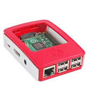Raspberry Pi 3 B+ Case Red and White - circuitrocks