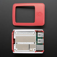 Raspberry Pi 3 B+ Case Red and White - circuitrocks