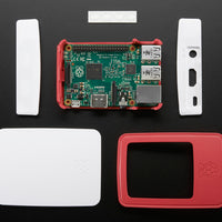 Raspberry Pi 3 B+ Case Red and White - circuitrocks