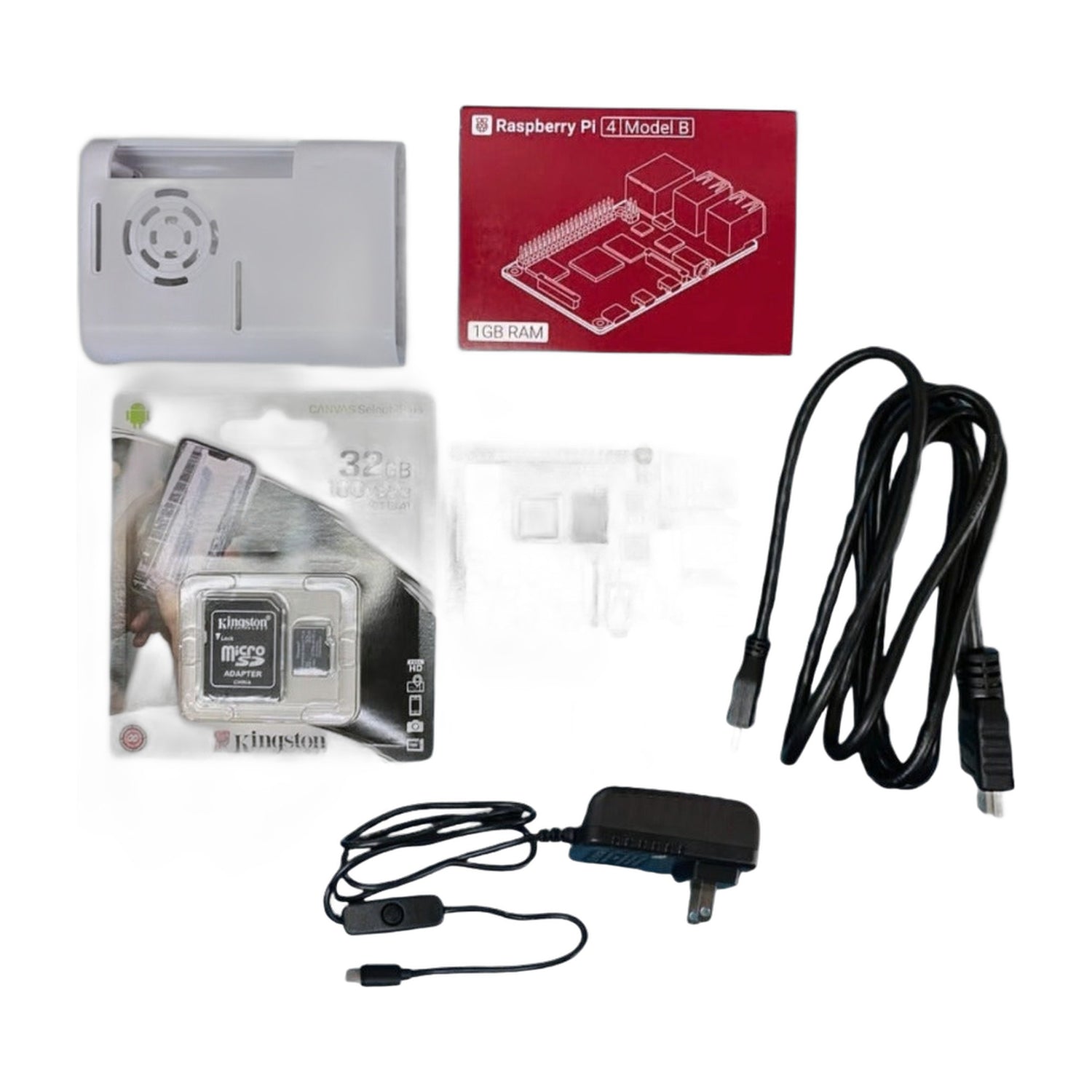 Raspberry Pi 4 Bundle Kit 8GB w/ Case, USB-C, Heatsink - circuit.rocks