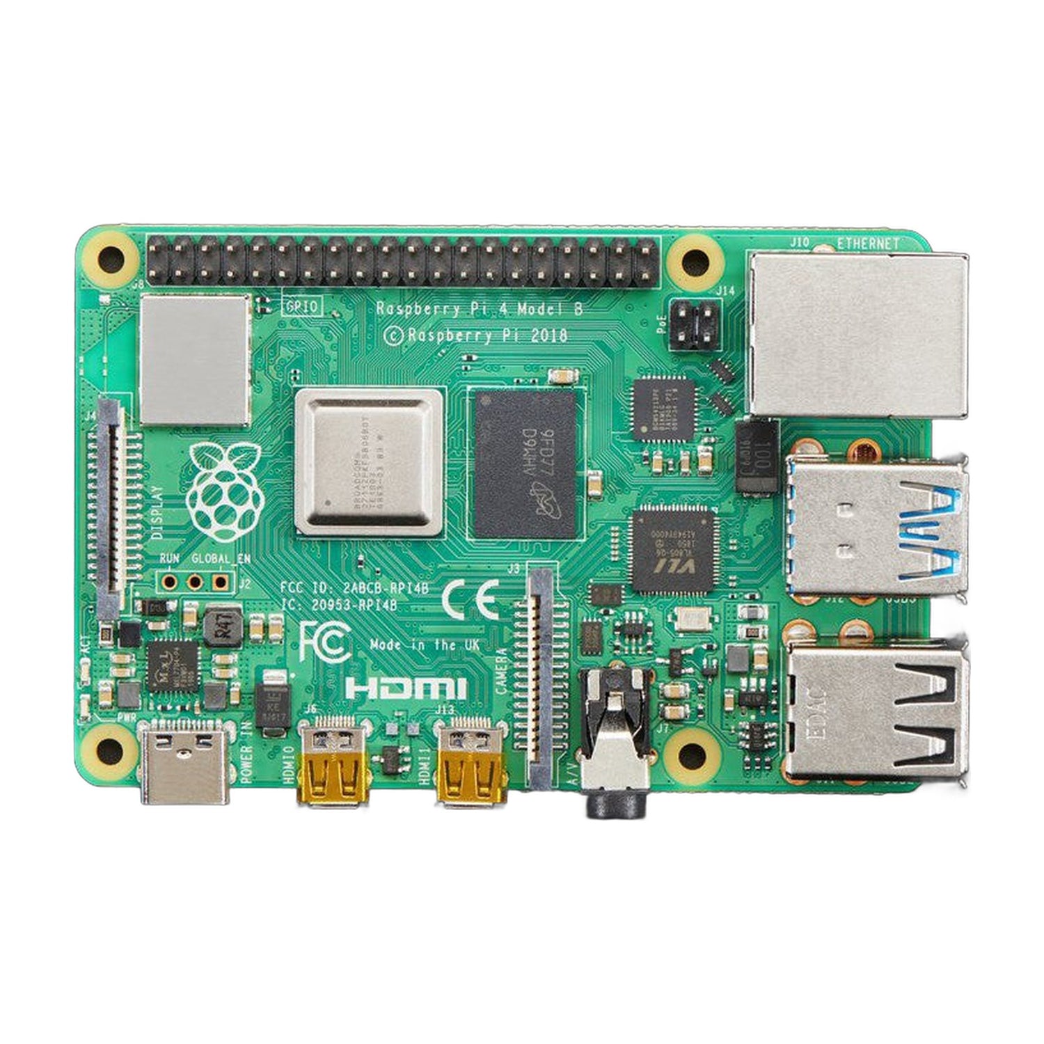 Raspberry Pi 4 Model B - 2GB/4GB/8GB RAM Options Single-Board Computer - circuit.rocks