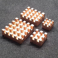 Raspberry Pi 4 Model B Aluminum Heat Sink Gold - circuitrocks