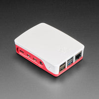 Raspberry Pi 4 Official Case Red White - circuitrocks