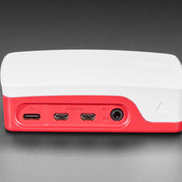 Raspberry Pi 4 Official Case Red White - circuitrocks