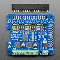 Adafruit DC & Stepper Motor HAT for Raspberry Pi - Mini Kit