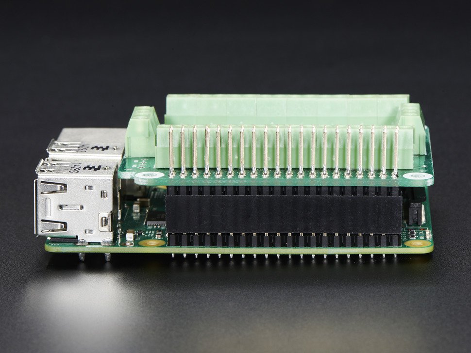 Raspberry Pi EzConnect Terminal Block Breakout HAT