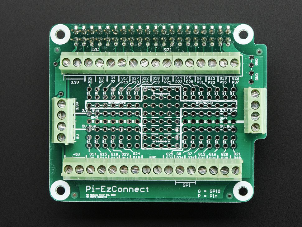 Raspberry Pi EzConnect Terminal Block Breakout HAT