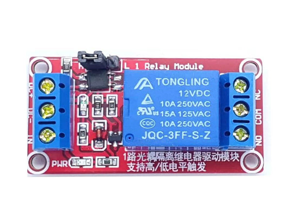 Relay 1 Channel 12V Level Trigger Optocoupler Module - circuitrocks