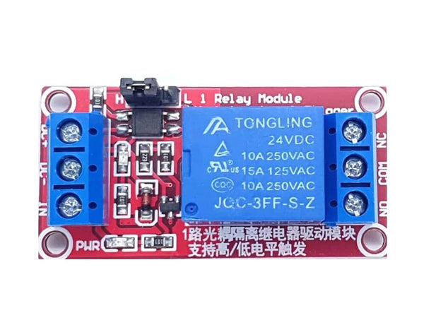 Relay 1 Channel 24V Level Trigger Optocoupler Module Arduino - circuitrocks