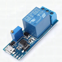 Relay Adjustable Timer Module - MicroUSB Power