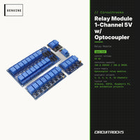 Relay Module 1-Channel 5V w/ Optocoupler - genuine, circuit.rocks