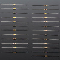 Resistor Through-Hole 100K ohm 5% 1/4W Pack of 10 - circuitrocks