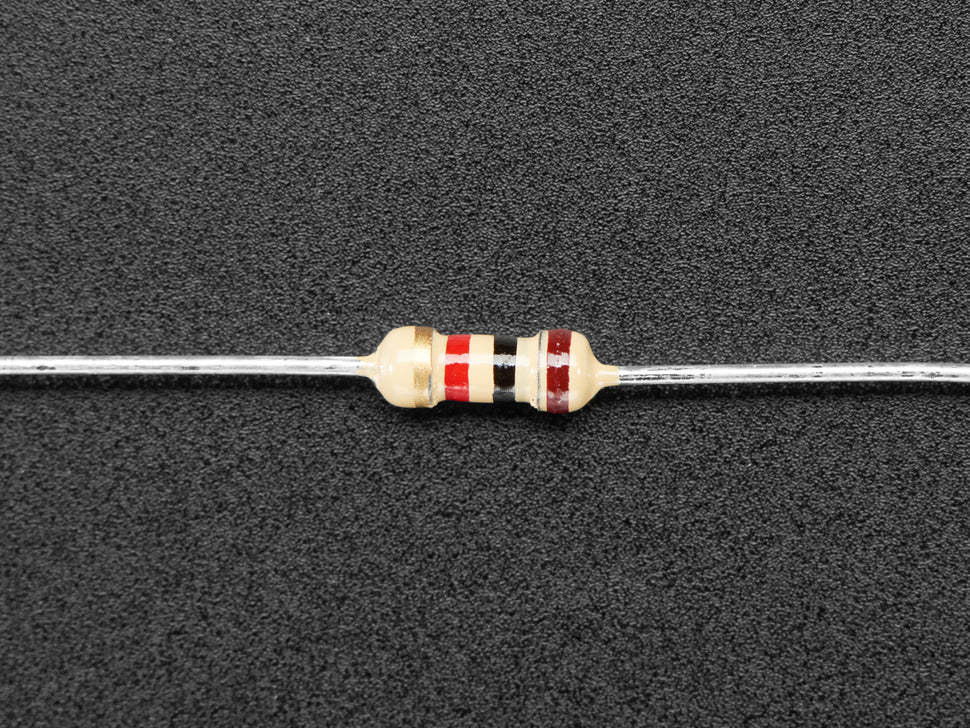 Resistor Through-Hole 1K ohm 5% 1/4W Pack of 10