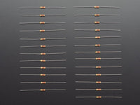 Resistor Through-Hole 2.2K ohm 5% 1/4W - Pack of 10 - circuitrocks