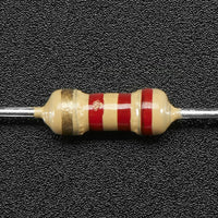 Resistor Through-Hole 2.2K ohm 5% 1/4W - Pack of 10 - circuitrocks