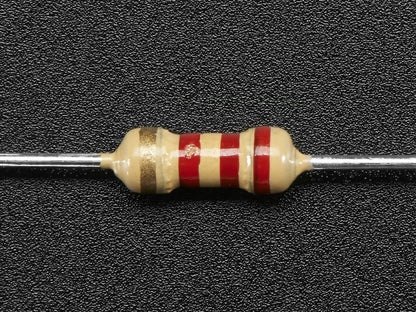 Resistor Through-Hole 2.2K ohm 5% 1/4W - Pack of 10