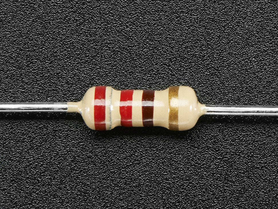 Resistor Through-Hole 220 ohm 5% 1/4W Pack of 10