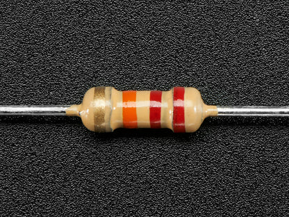 Resistor Through-Hole 22K ohm 5% 1/4W Pack of 10