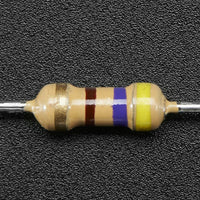Resistor Through-Hole 470 ohm 5-1-4W Pack of 10 - circuitrocks