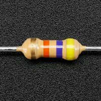 Resistor Through-Hole 47K ohm 5% 1/4W Pack of 10 - circuitrocks