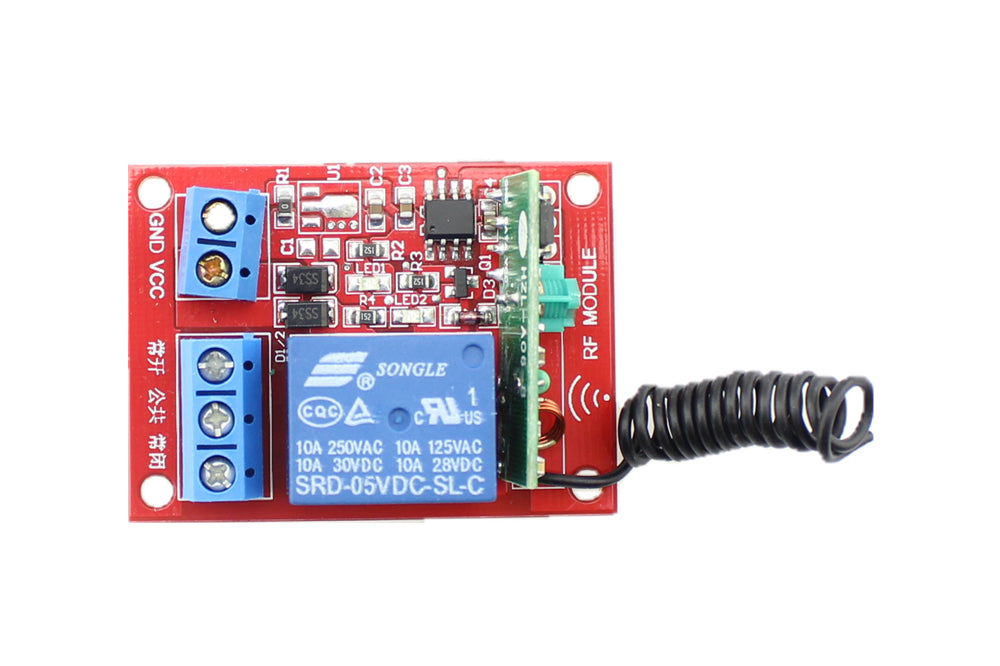 RF Remote Control Module 1 Channel DC | Circuitrocks