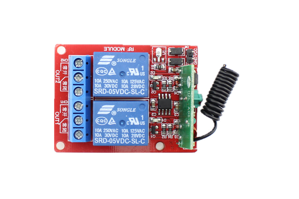 RF Remote Control Module 2 Channel DC | Circuitrocks