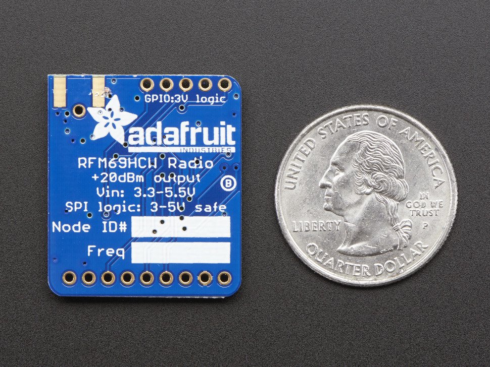 RFM69HCW Transceiver Radio Breakout 433 MHz Adafruit