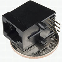 SparkFun RJ11 6-Pin Modular Jack - Through-Hole Connector