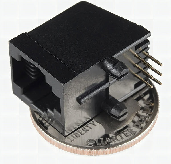 SparkFun RJ11 6-Pin Modular Jack - Through-Hole Connector