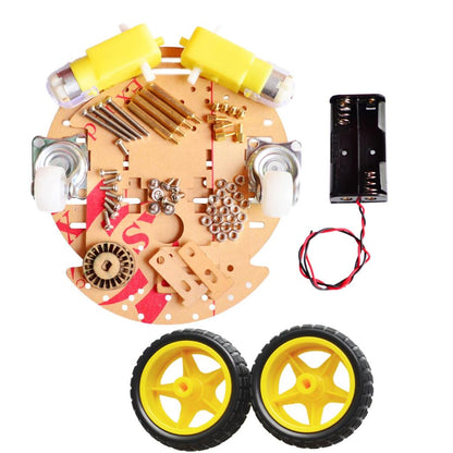 Round Robot Chassis Kit 2WD with DC Motors