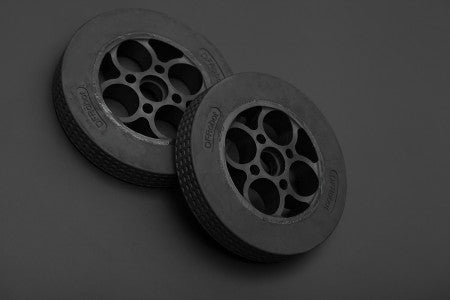 Rubber Wheel 136×24mm Pair