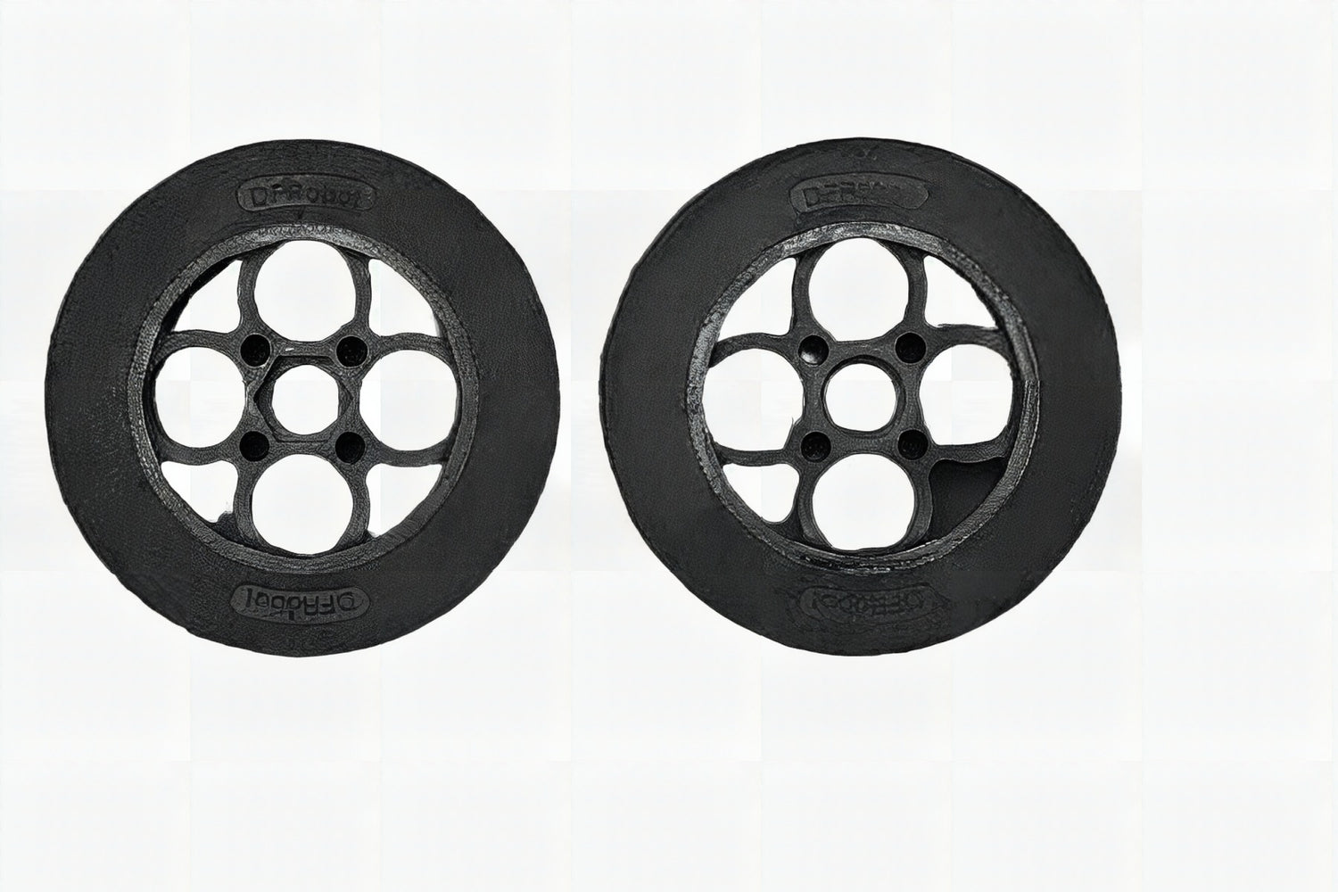 DFRobot Rubber Wheel 136x24mm Pair - Replacement Wheels