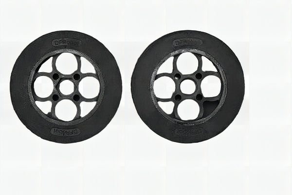 DFRobot Rubber Wheel 136x24mm Pair - Replacement Wheels
