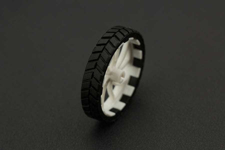 Rubber Wheel N20 ABS 43x9mm Pair