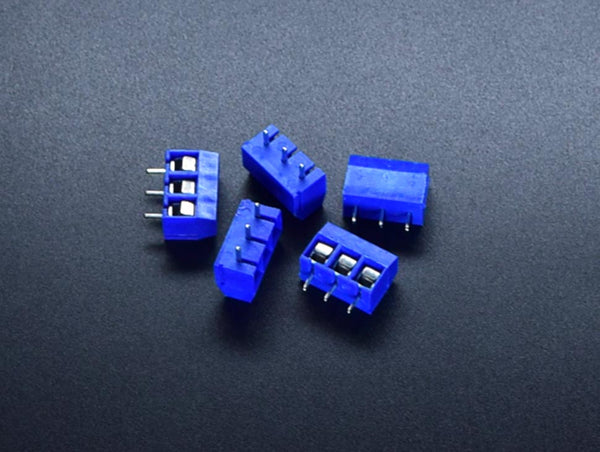 Screw Terminals 3Pin 5mm Pitch 5PCS - circuitrocks