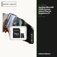 SanDisk MicroSD 32GB Canvas Select Plus for Raspberry Pi - genuine, circuit.rocks