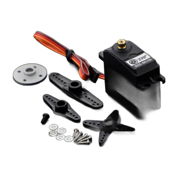 DFRobot DSS-M15S Metal-Gear Standard Servo 15kg 270 - circuit.rocks