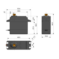 DFRobot DSS-M15S 15kg Servo w/ Feedback (SER0044) - DFRobot photo 2