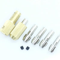 Shaft Drill Chuck Kit with 5 Copper Cores 2mm Aperture - circuitrocks