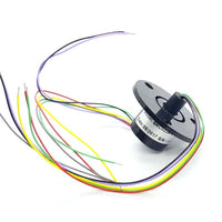 Slip Ring with Flange 22mm diameter 6 wires max 240V @ 2A - circuitrocks